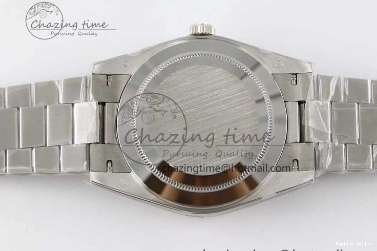 0126 FashionForward Day Date 40mm SS 904L Steel TWF 1:1 Best Edition Meteorite Crystal Dial on SS Bracelet A 2360